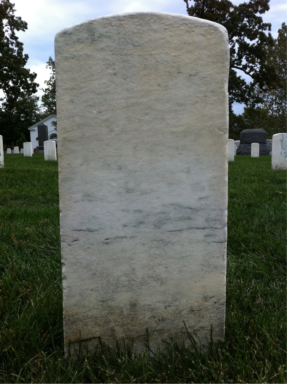 Back of headstone — Marvin Monroe