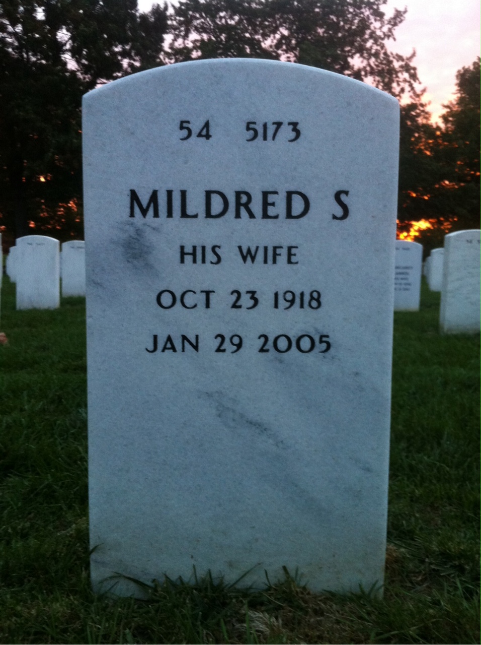 Back of headstone — Reps Jones