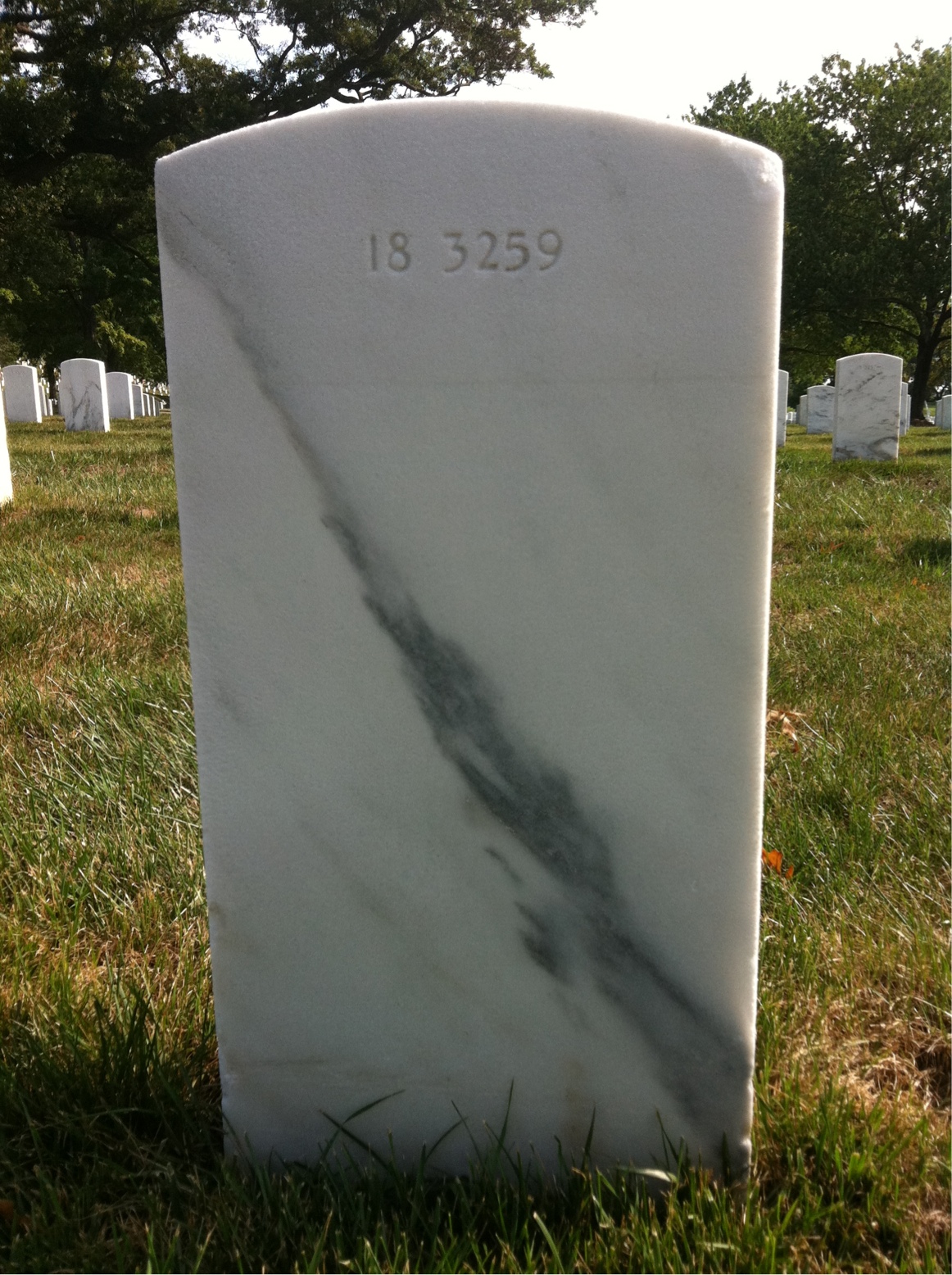 Back of headstone — Godfrey Allingham