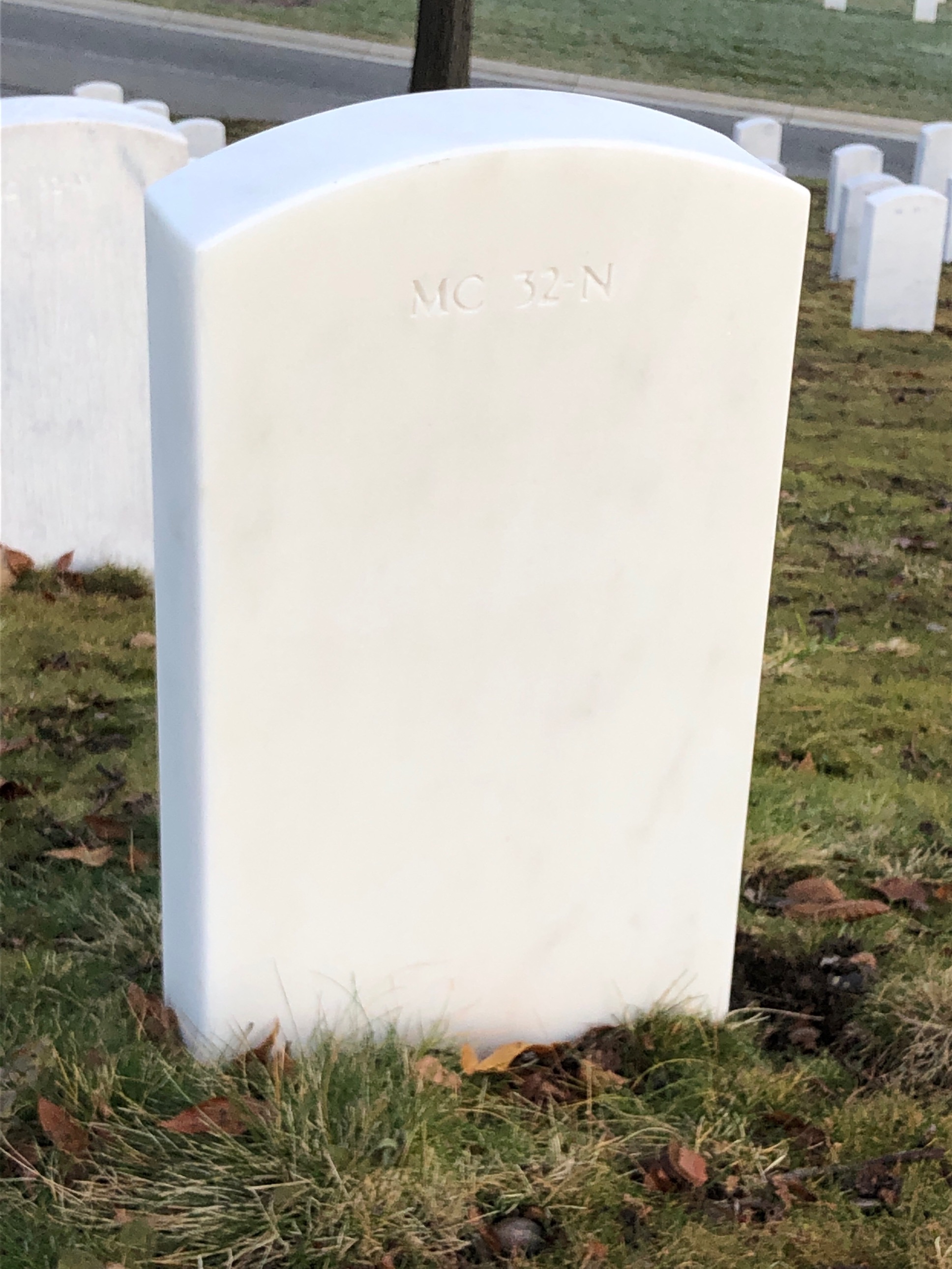 Back of headstone — Peter Mostika