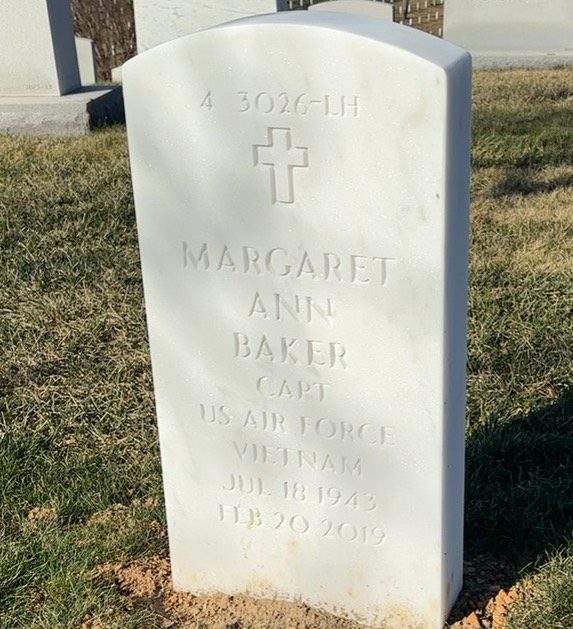 Back of headstone — Steven Baker