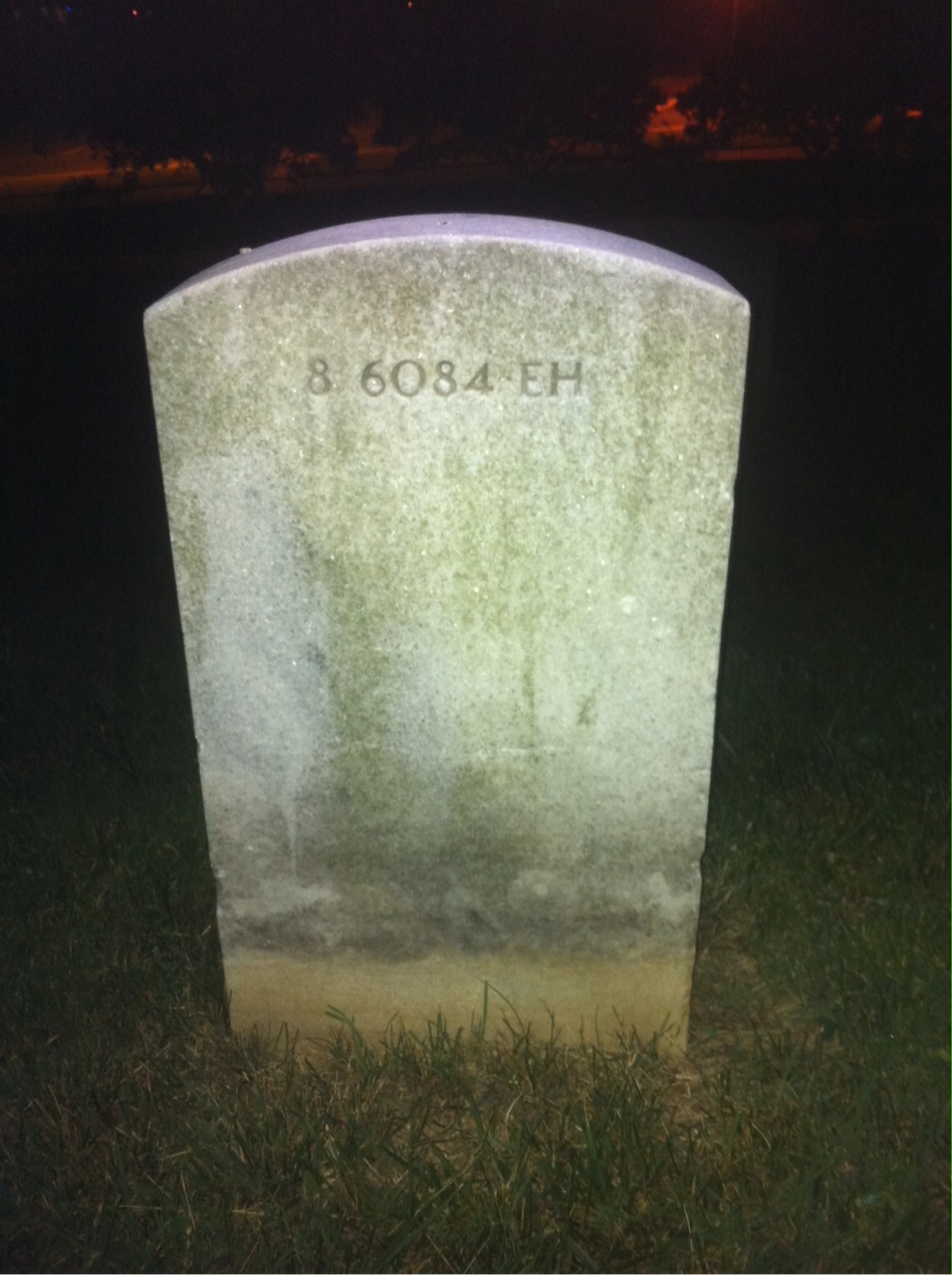 Back of headstone — Martha Bedilion