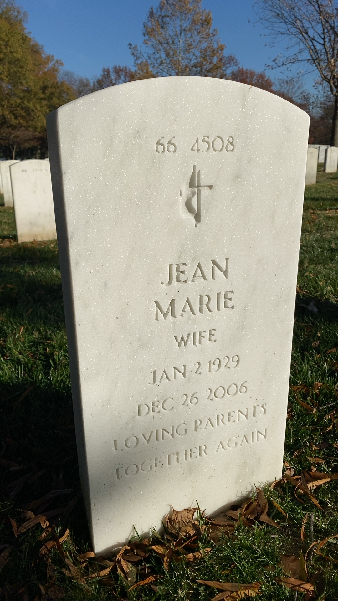 Back of headstone — Richard Noble