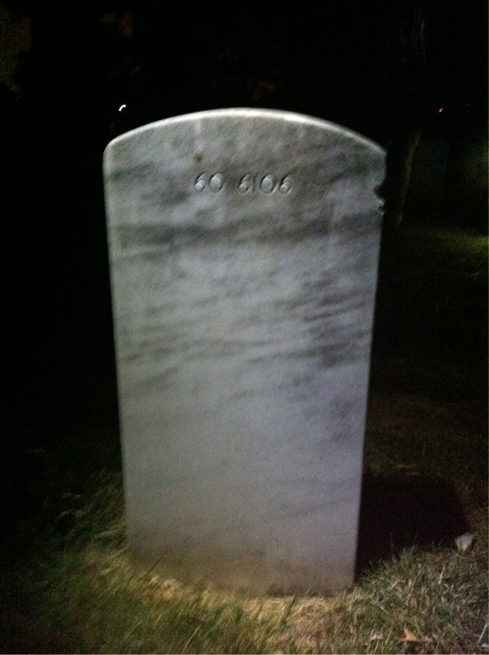 Back of headstone — Ralph Bailey