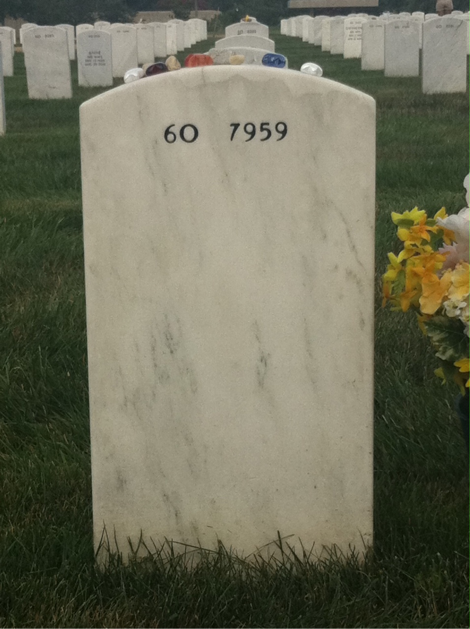 Back of headstone — Surender Kothakota
