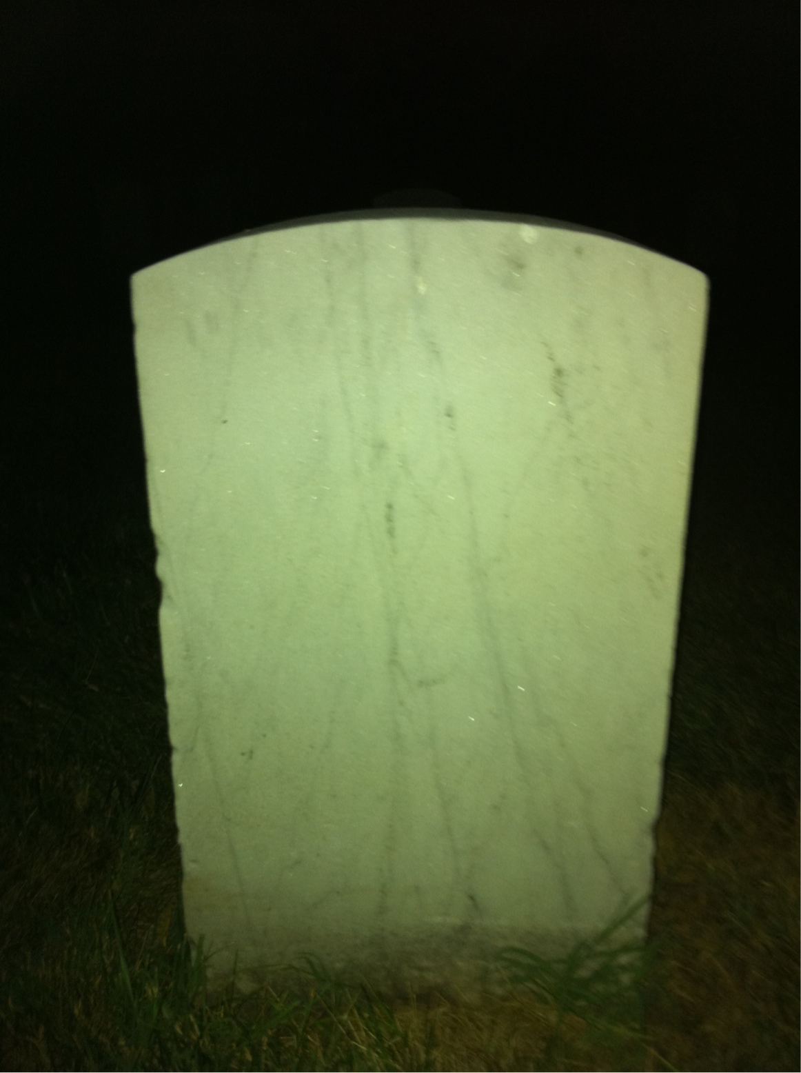 Back of headstone — Cornelius Morgan