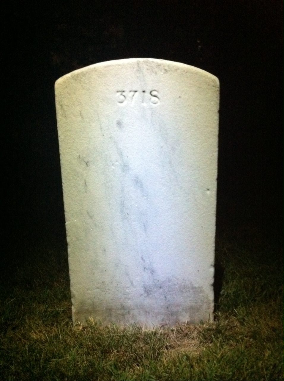Back of headstone — Tom Ball