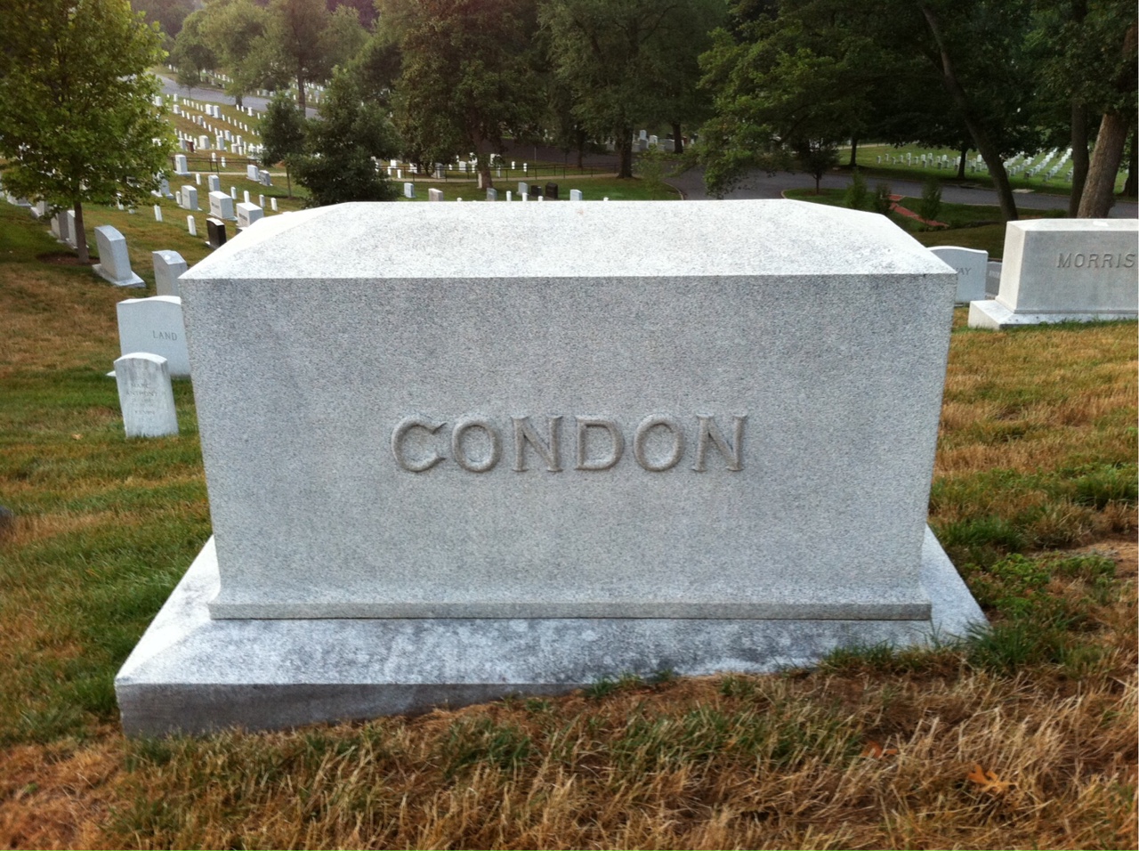 Headstone of Clarence M. Condon