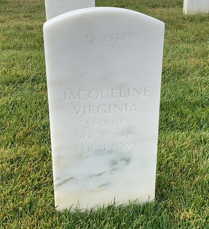 Back of headstone — Robert Armstrong