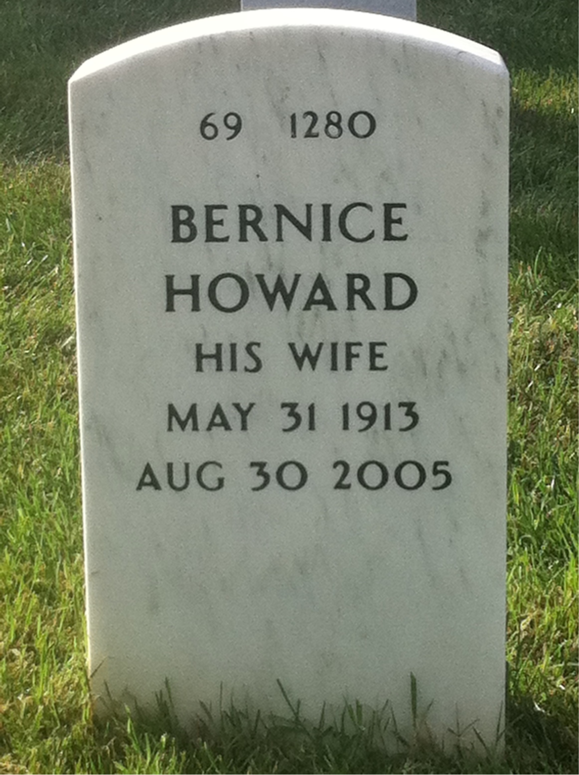 Back of headstone — Robert Gutheim