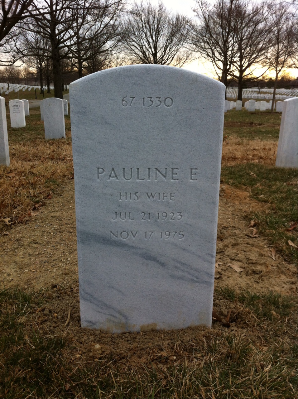 Back of headstone — Edward Murphy