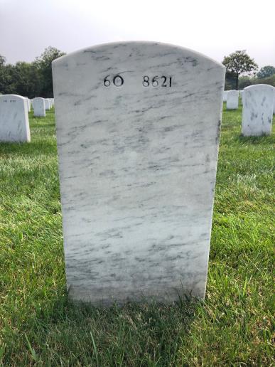 Back of headstone — Douglas Zembiec