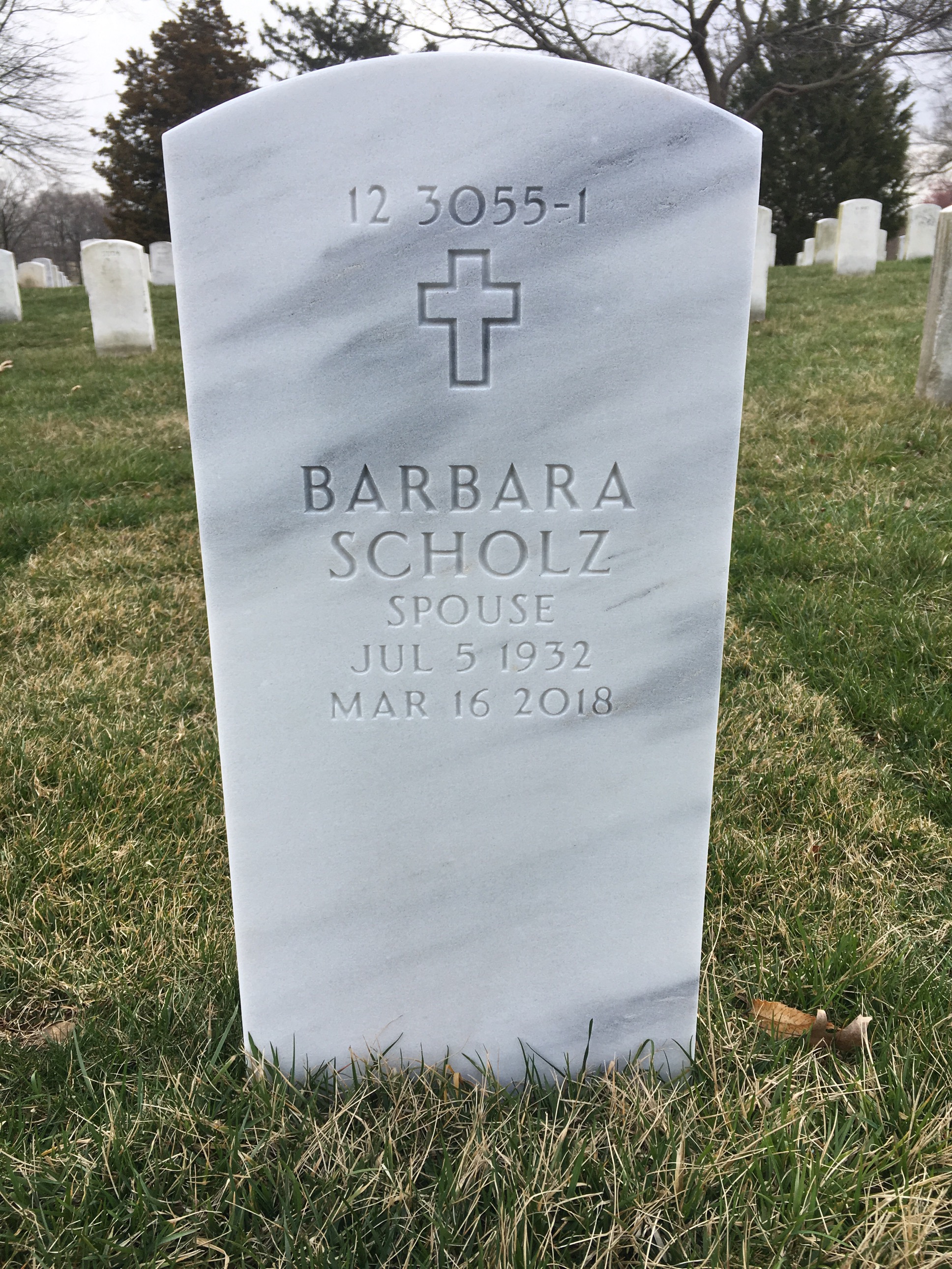 Back of headstone — Don Anker