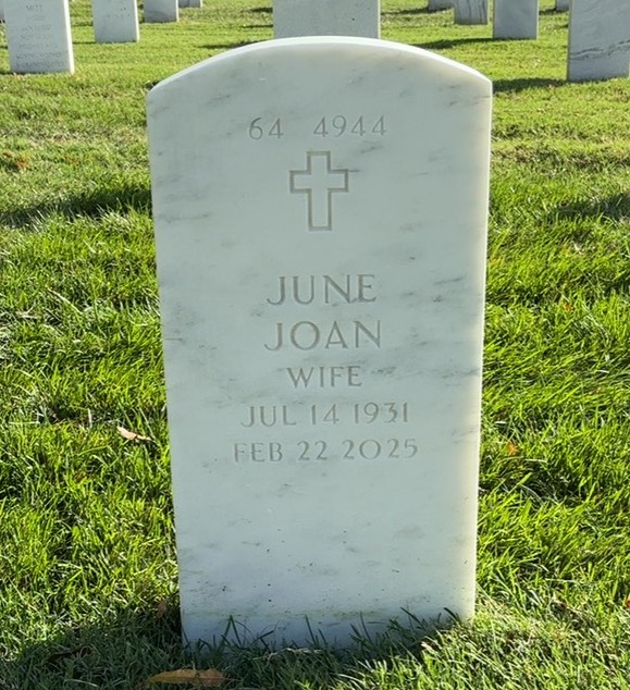 Back of headstone — Theodore Mathews