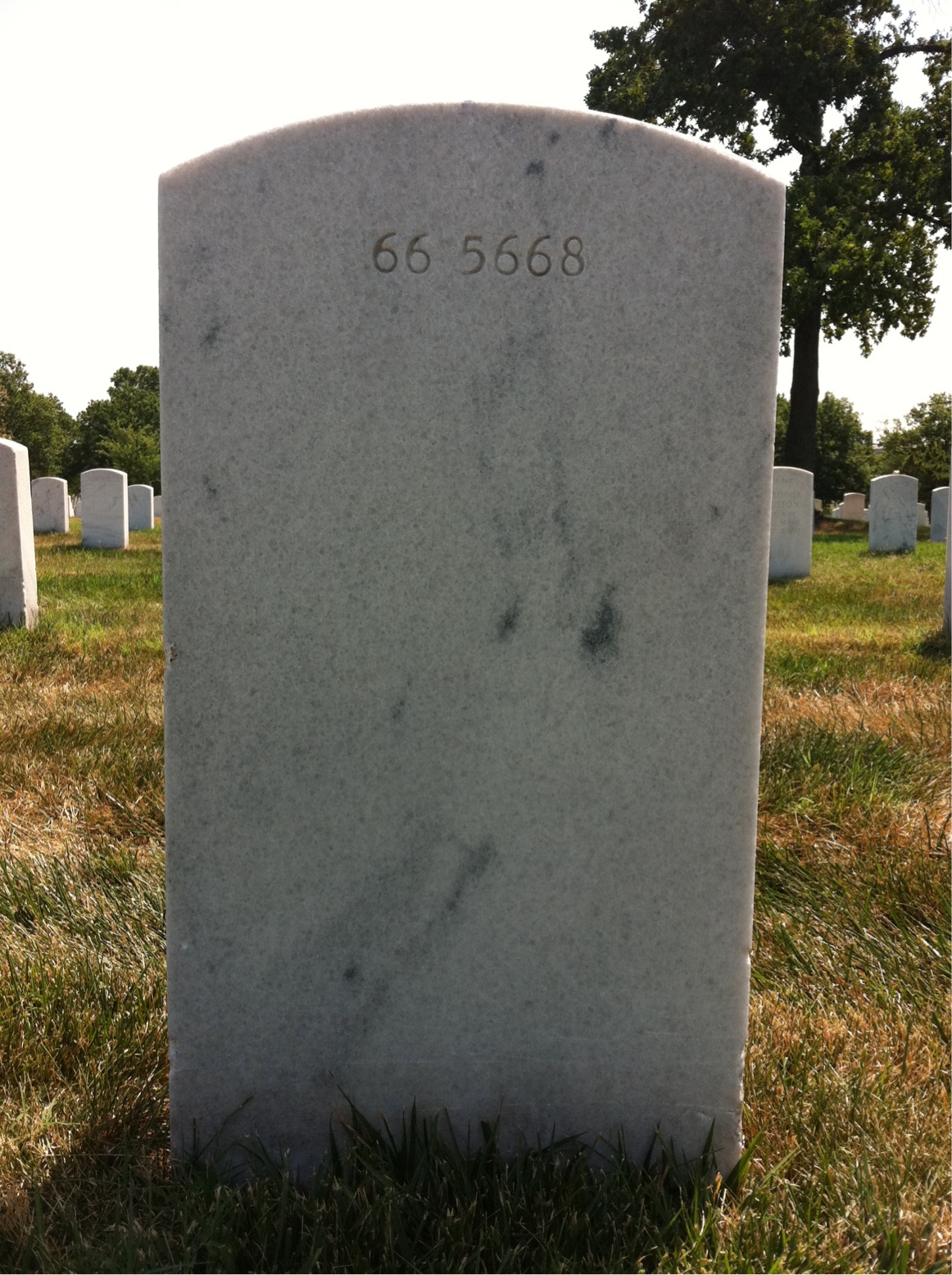 Back of headstone — Bobbie Mozelle