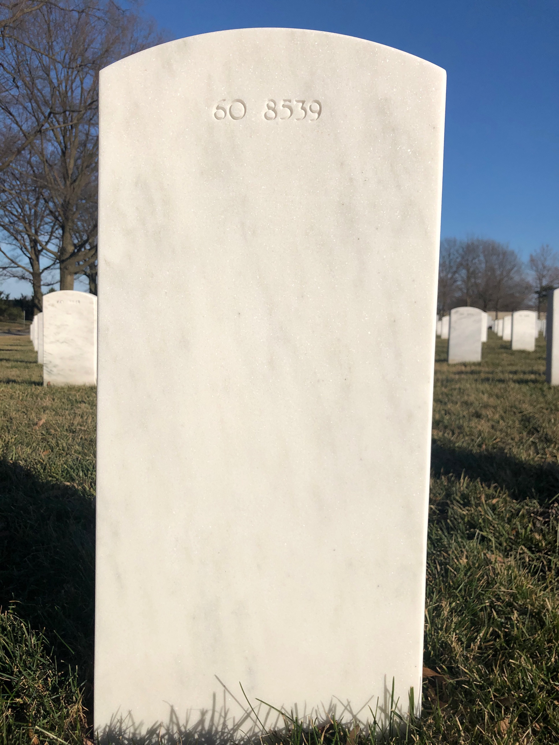 Back of headstone — Scott Duffman