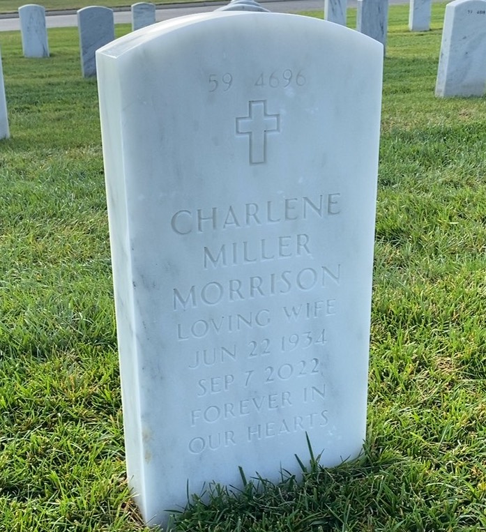 Back of headstone — John Morrison