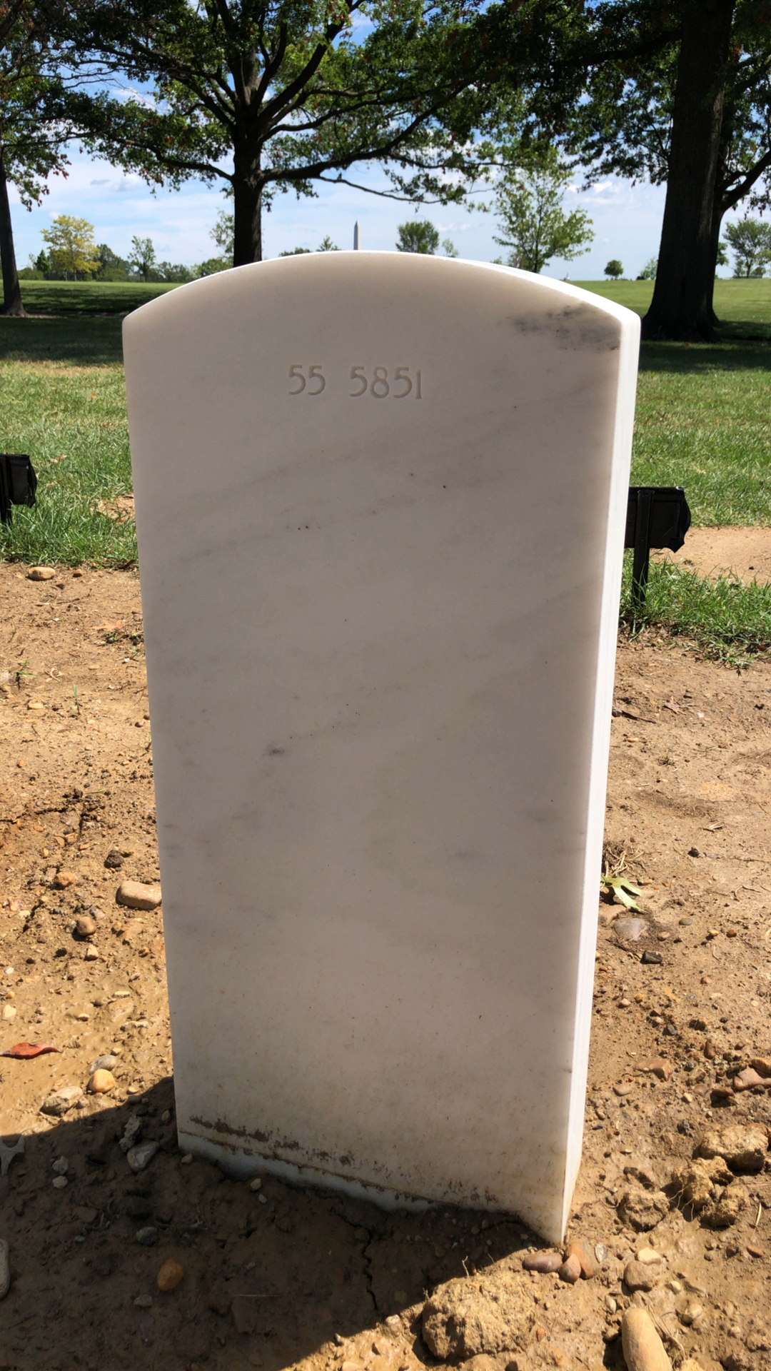 Back of headstone — Henry Mulligan