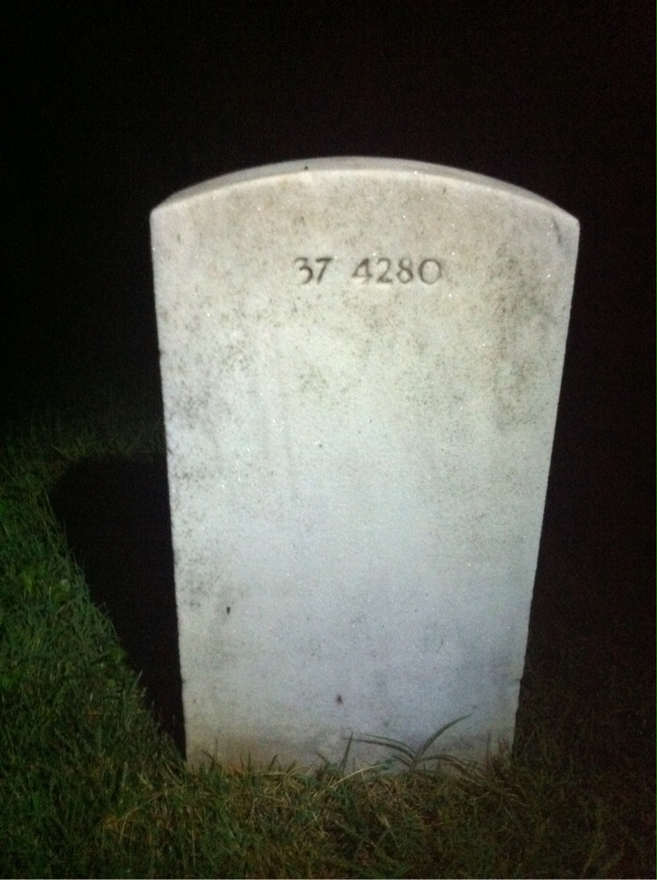 Back of headstone — Joseph Murphy