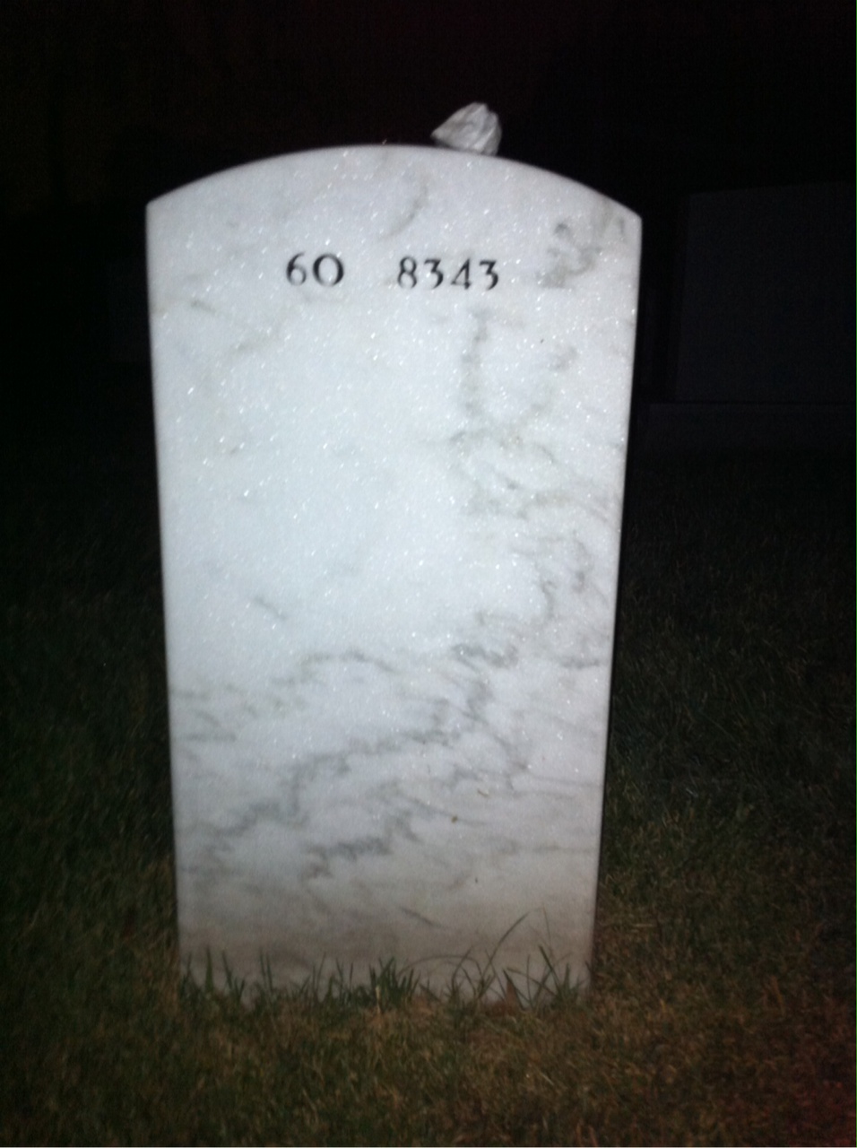 Back of headstone — Gavin Reinke