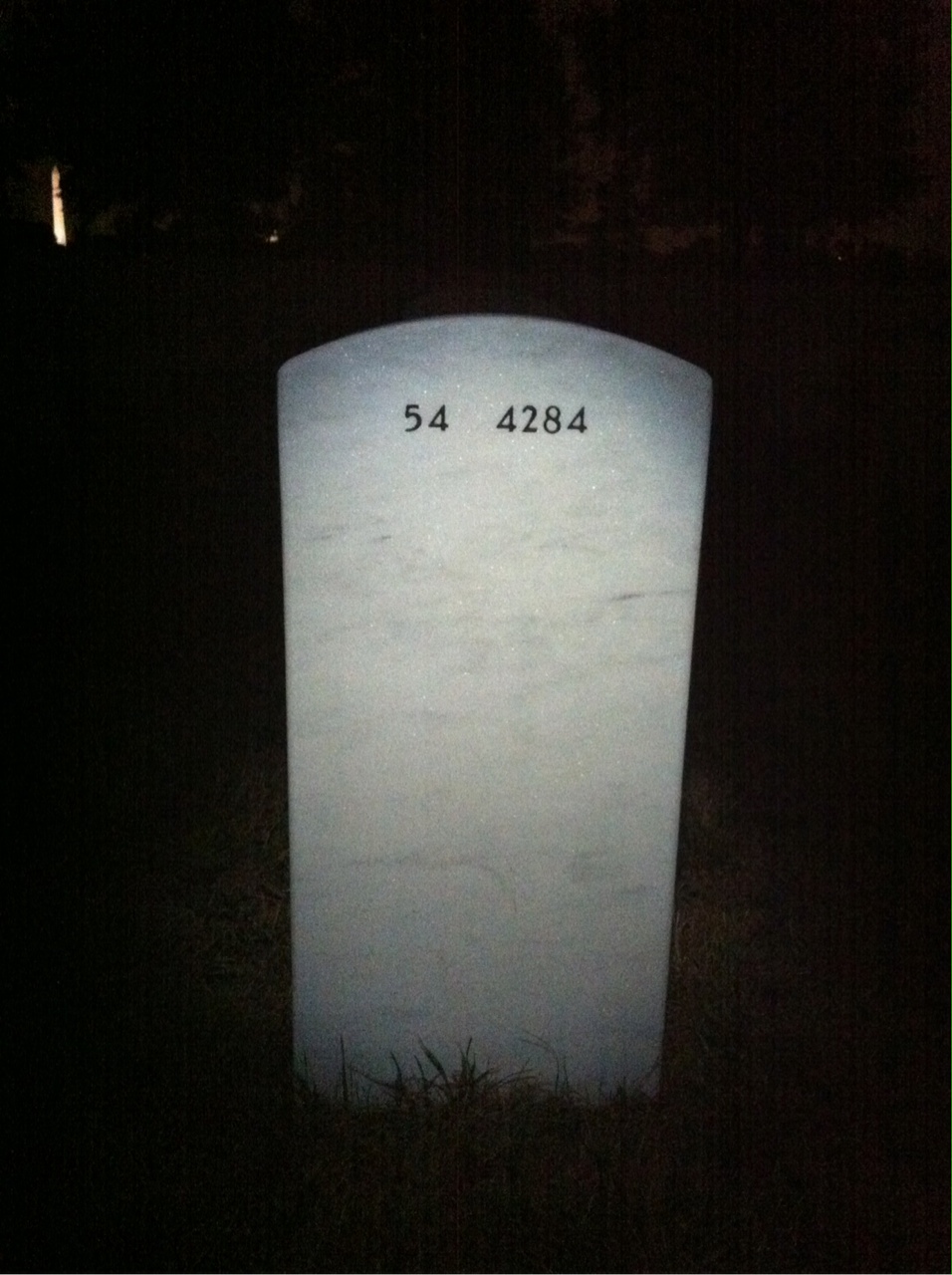 Back of headstone — Joseph Zielezienski