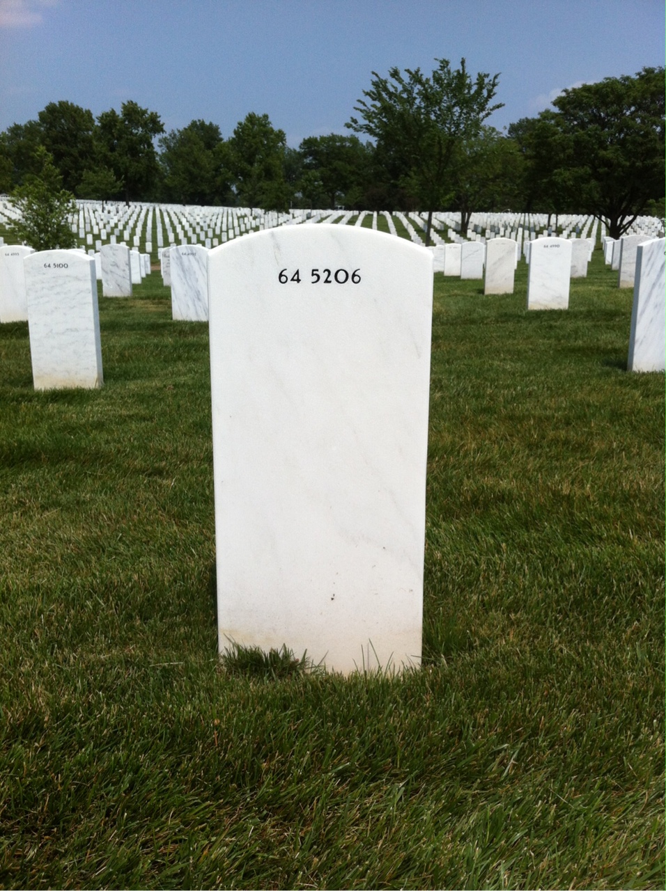 Back of headstone — William Forest Mickelson