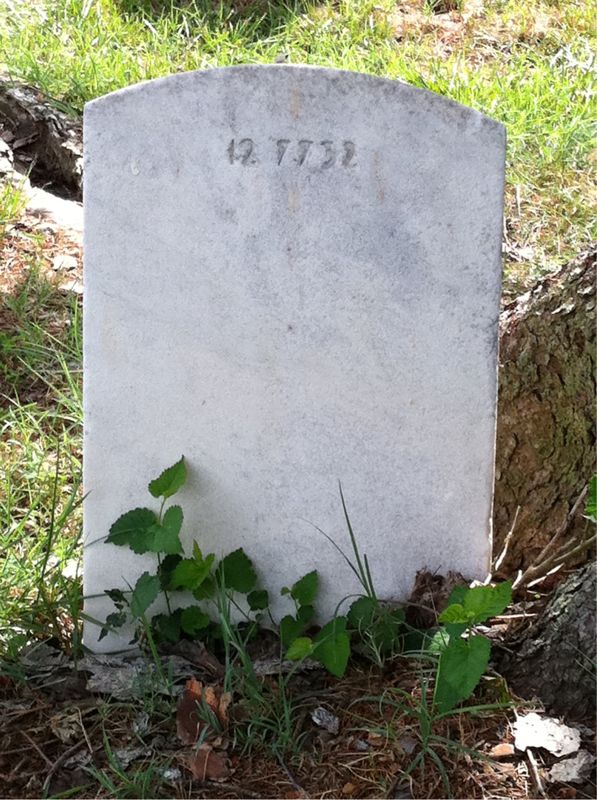 Back of headstone — Jay Ballenger
