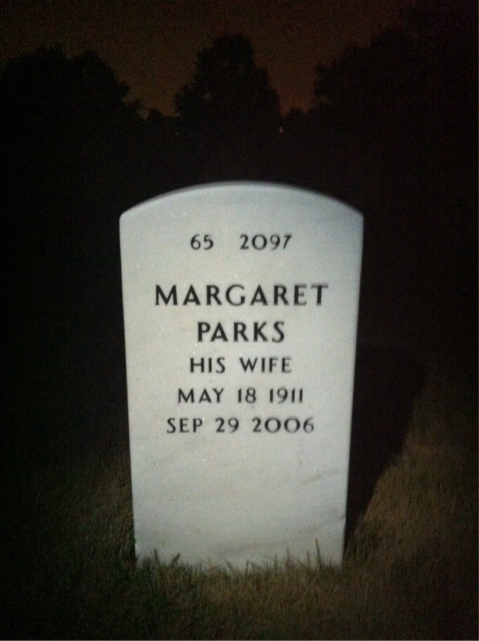 Back of headstone — Ivan Elliott