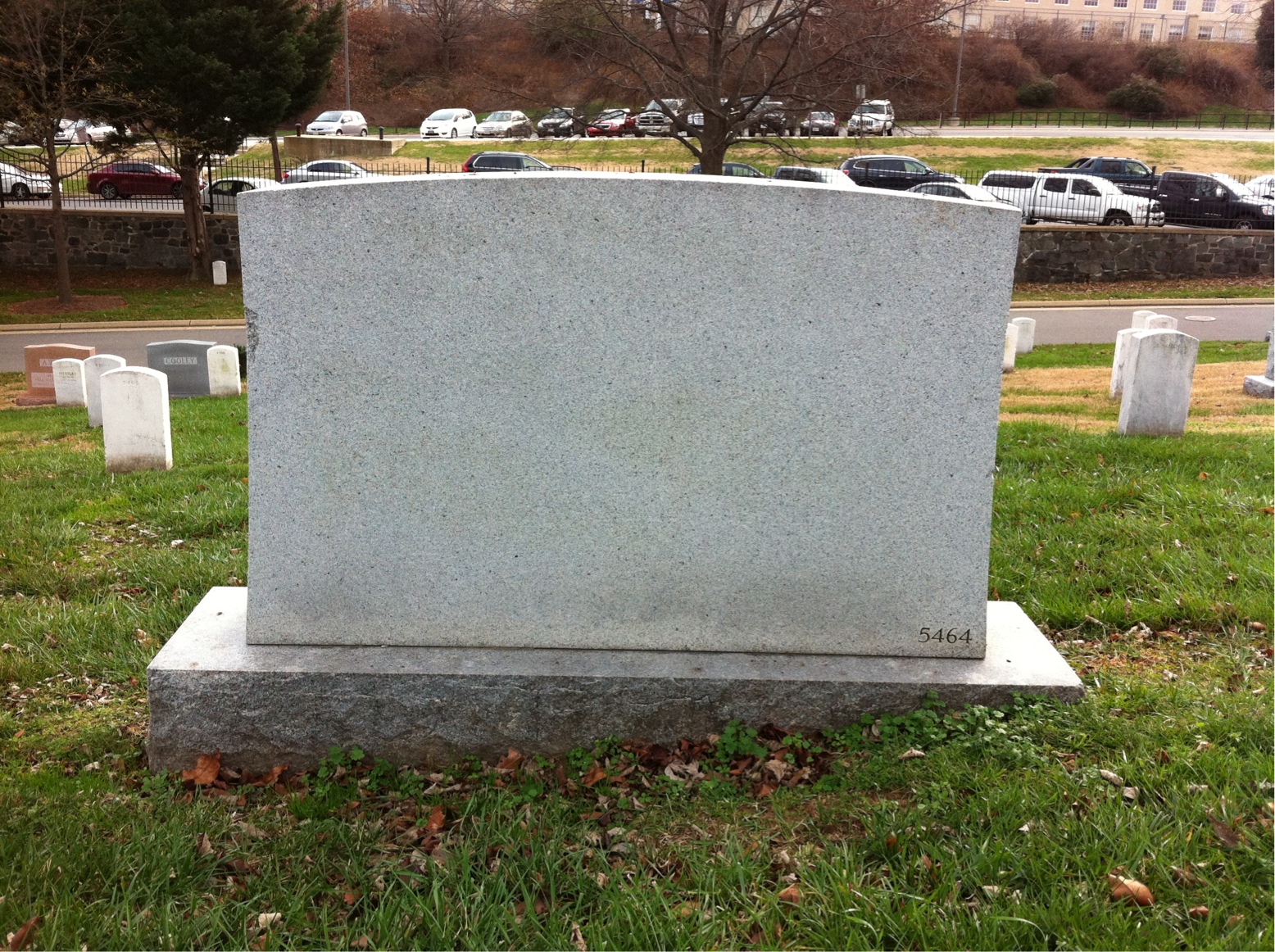 Back of headstone — William Morgan