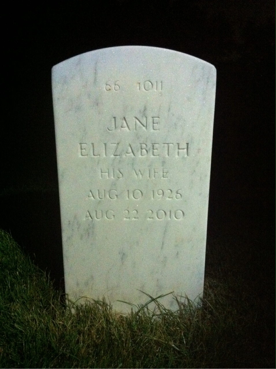 Back of headstone — Edward Karan