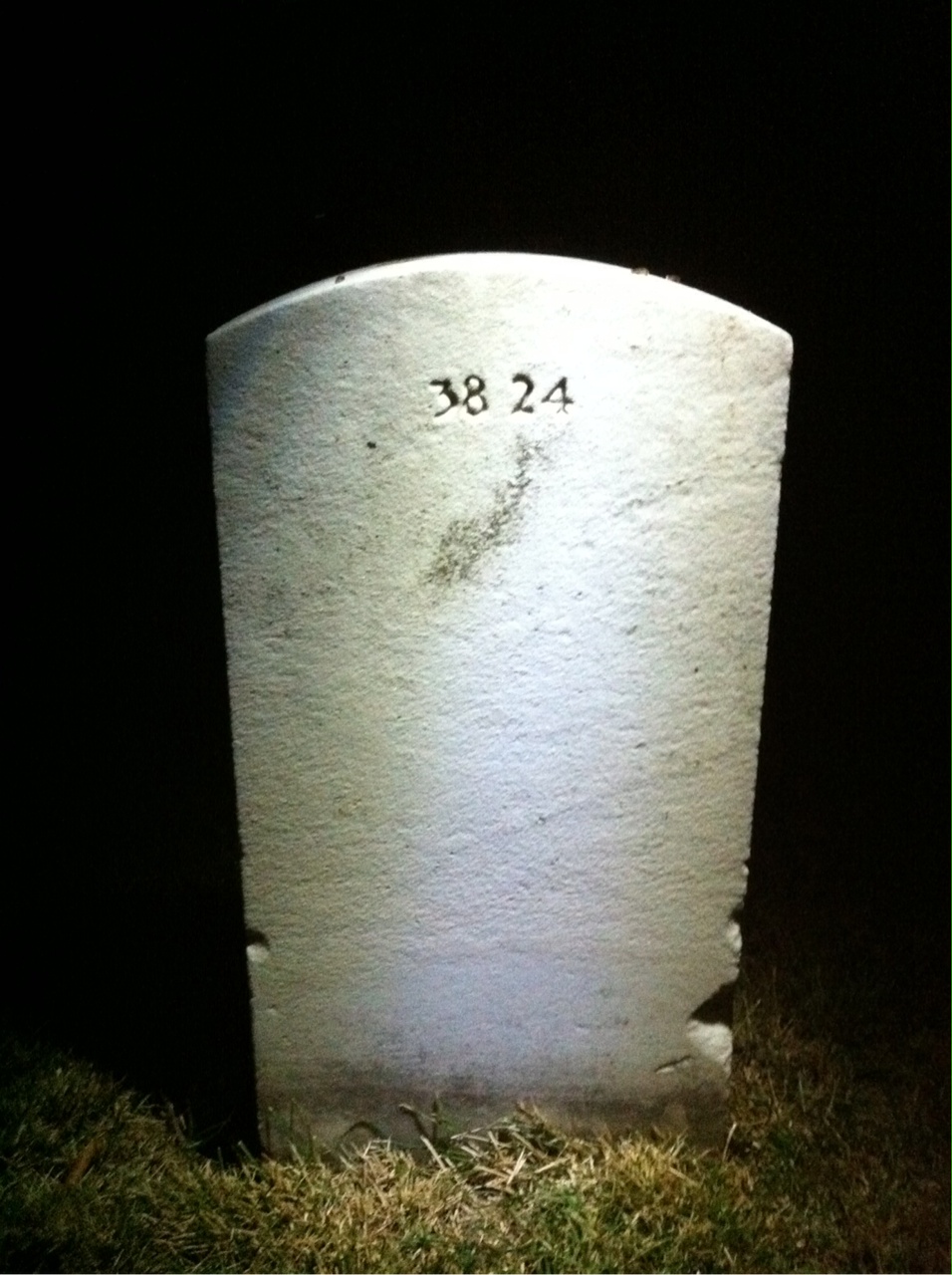 Back of headstone — Fitzhugh Murtaugh