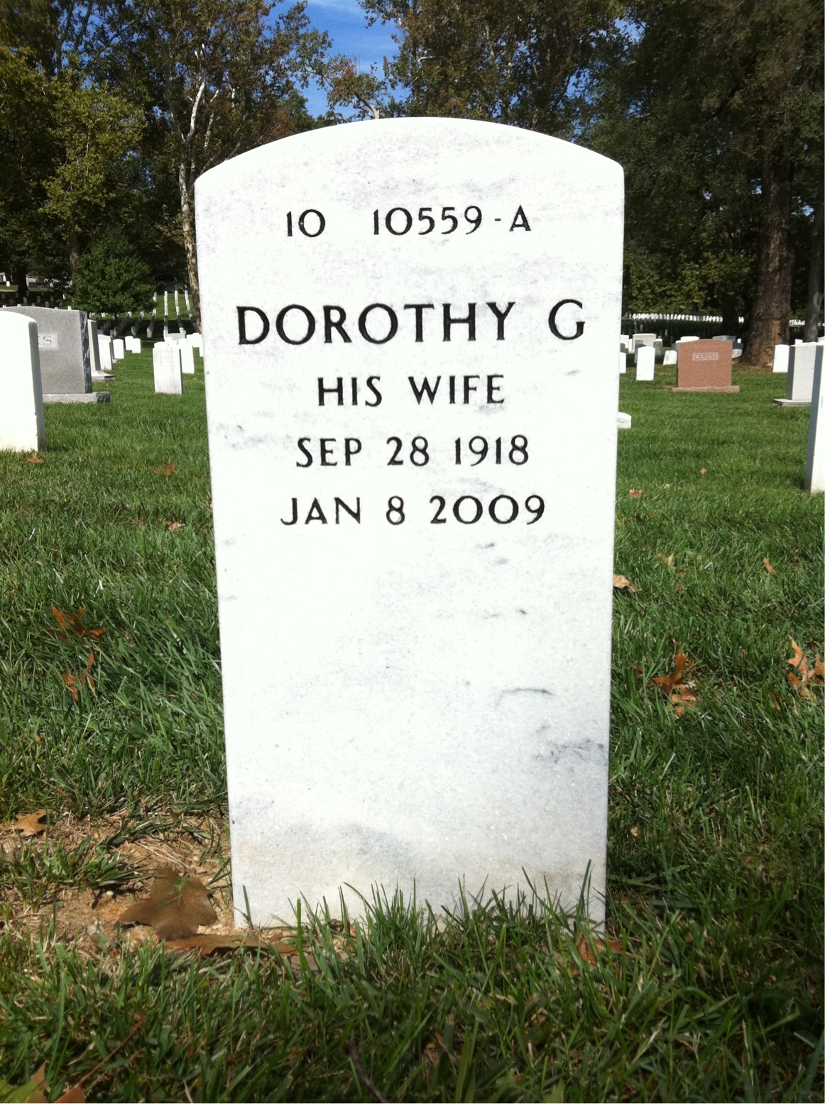 Back of headstone — Elmer Couture