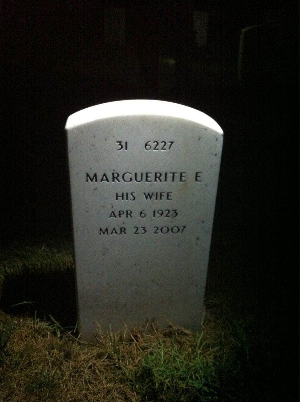 Back of headstone — Robert Henderson
