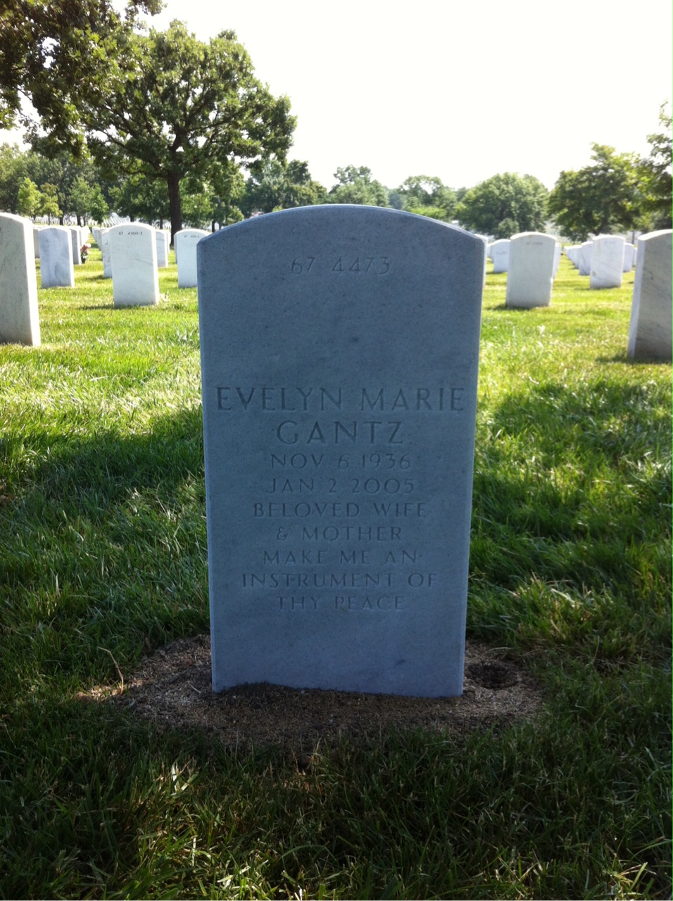 Back of headstone — Harry Dunn