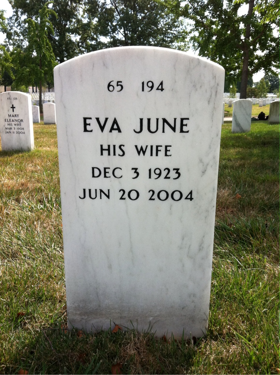 Back of headstone — William Spicher