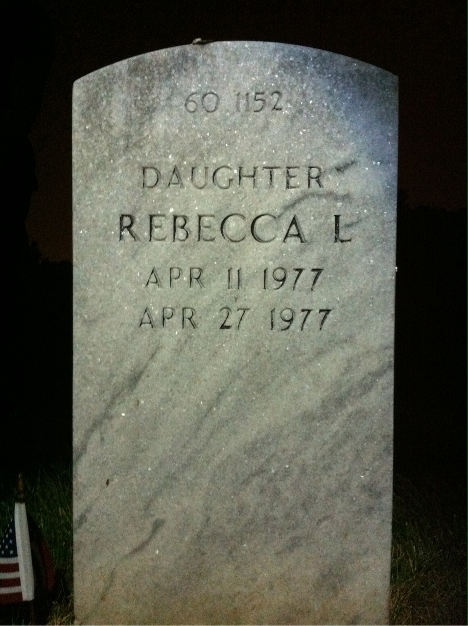 Back of headstone — William Gustave Zieger