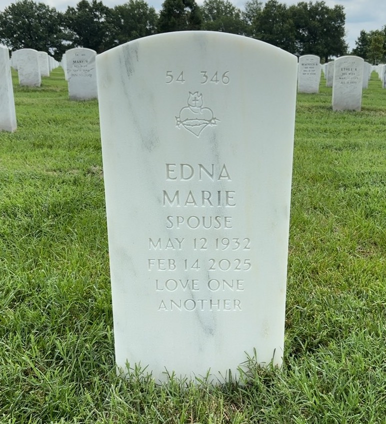 Back of headstone — Edmund Gagliardi
