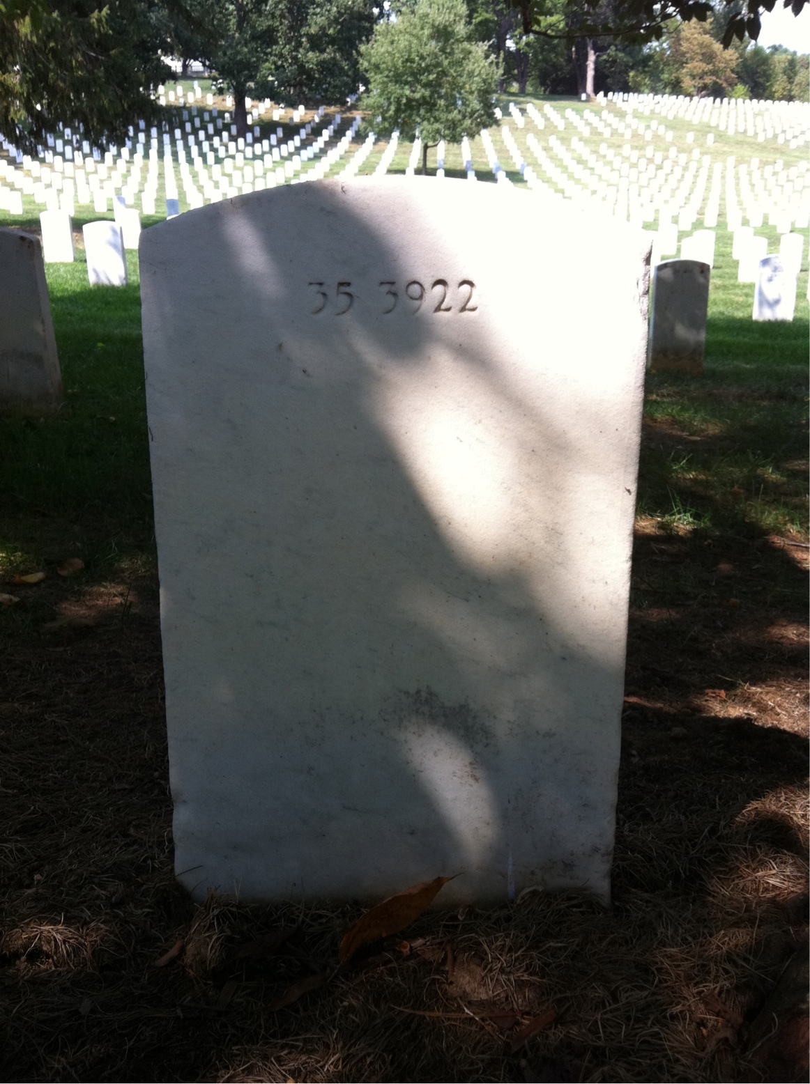 Back of headstone — Wayne M Shattuck