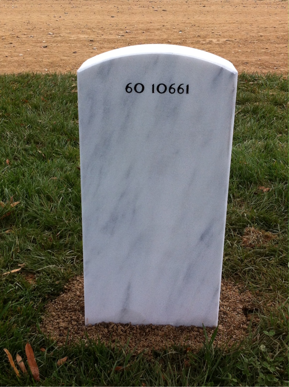 Back of headstone — Brandon Michael Read