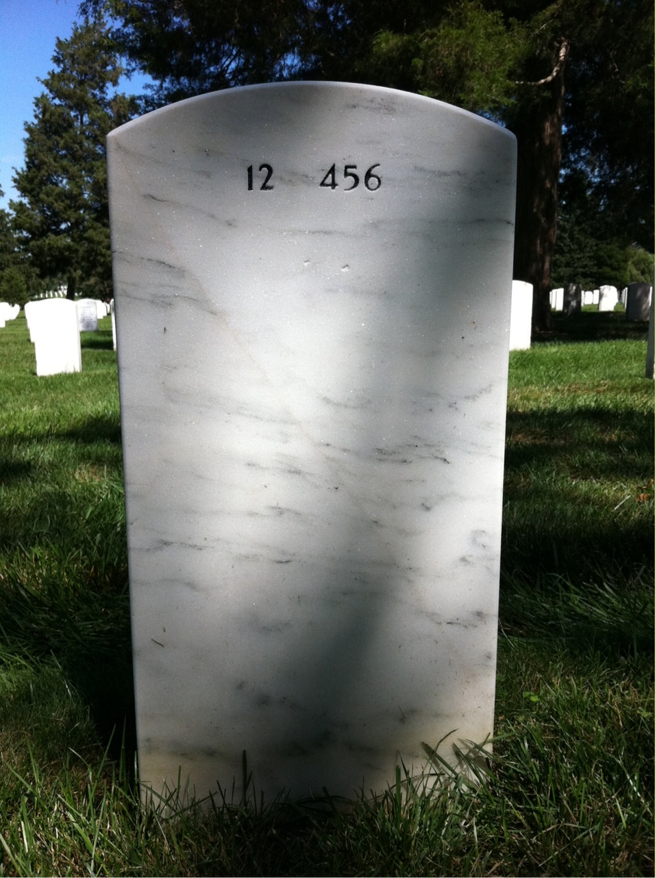 Back of headstone — Joseph Ferko