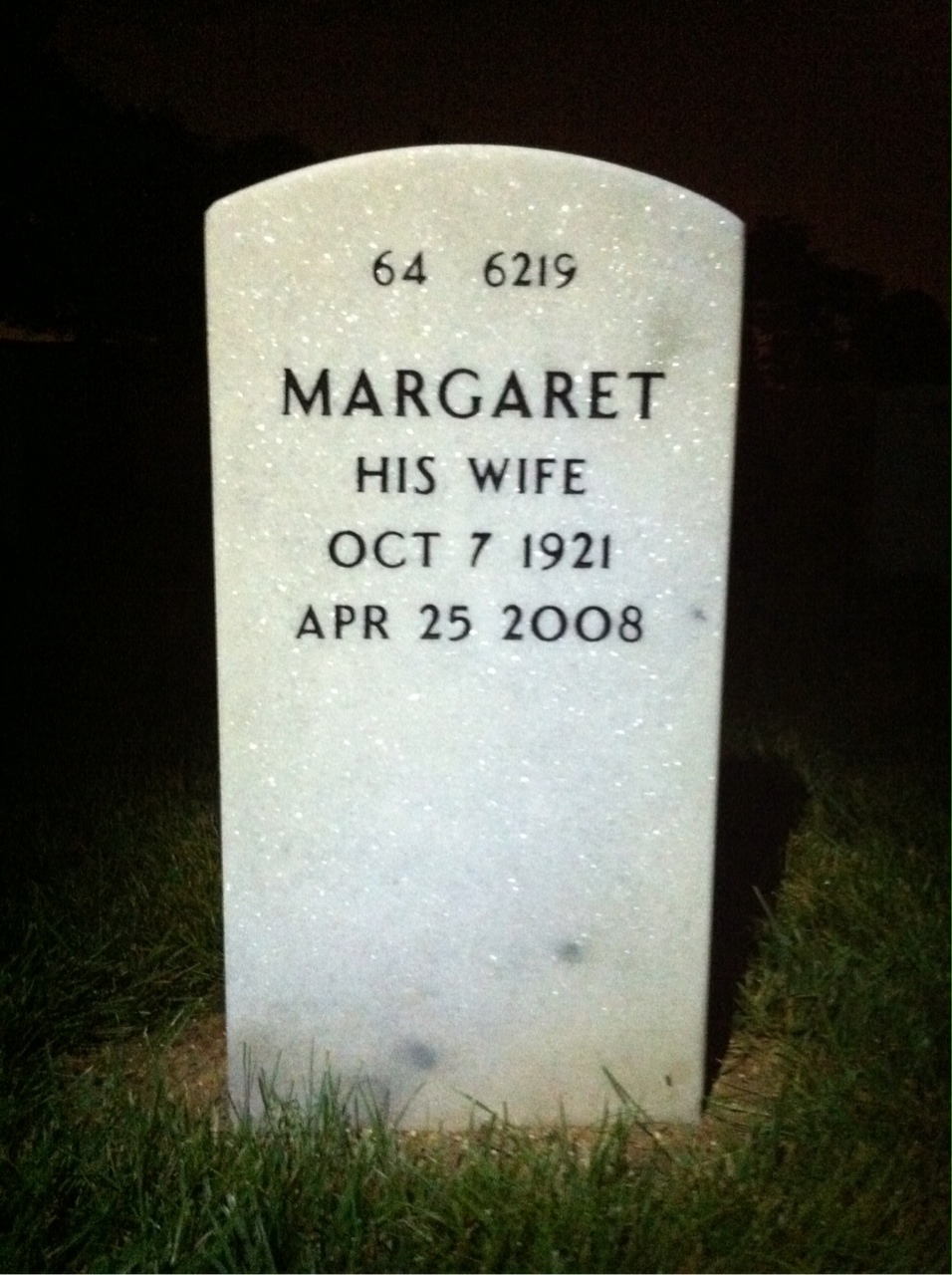 Back of headstone — Morton Sill