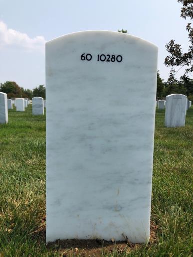 Back of headstone — Robert Matthew Devitto