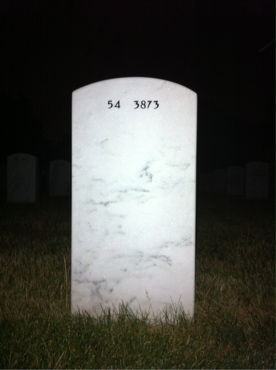 Back of headstone — Boynton Snee