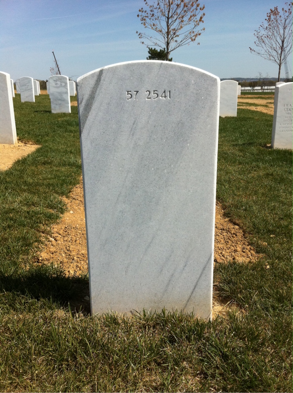 Back of headstone — Timothy Glymph