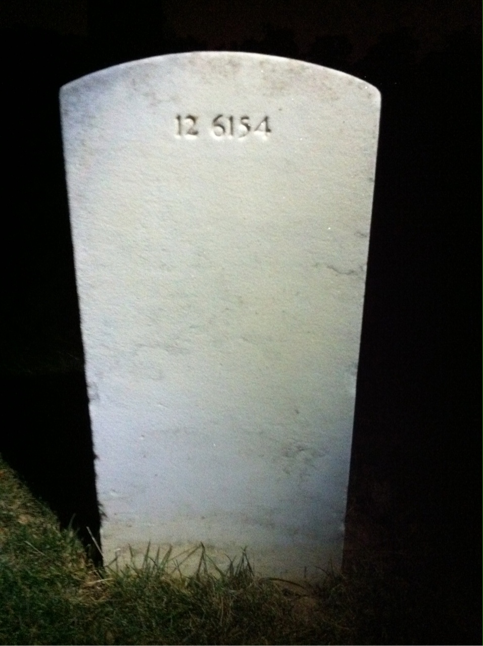 Back of headstone — Thomas Bennett