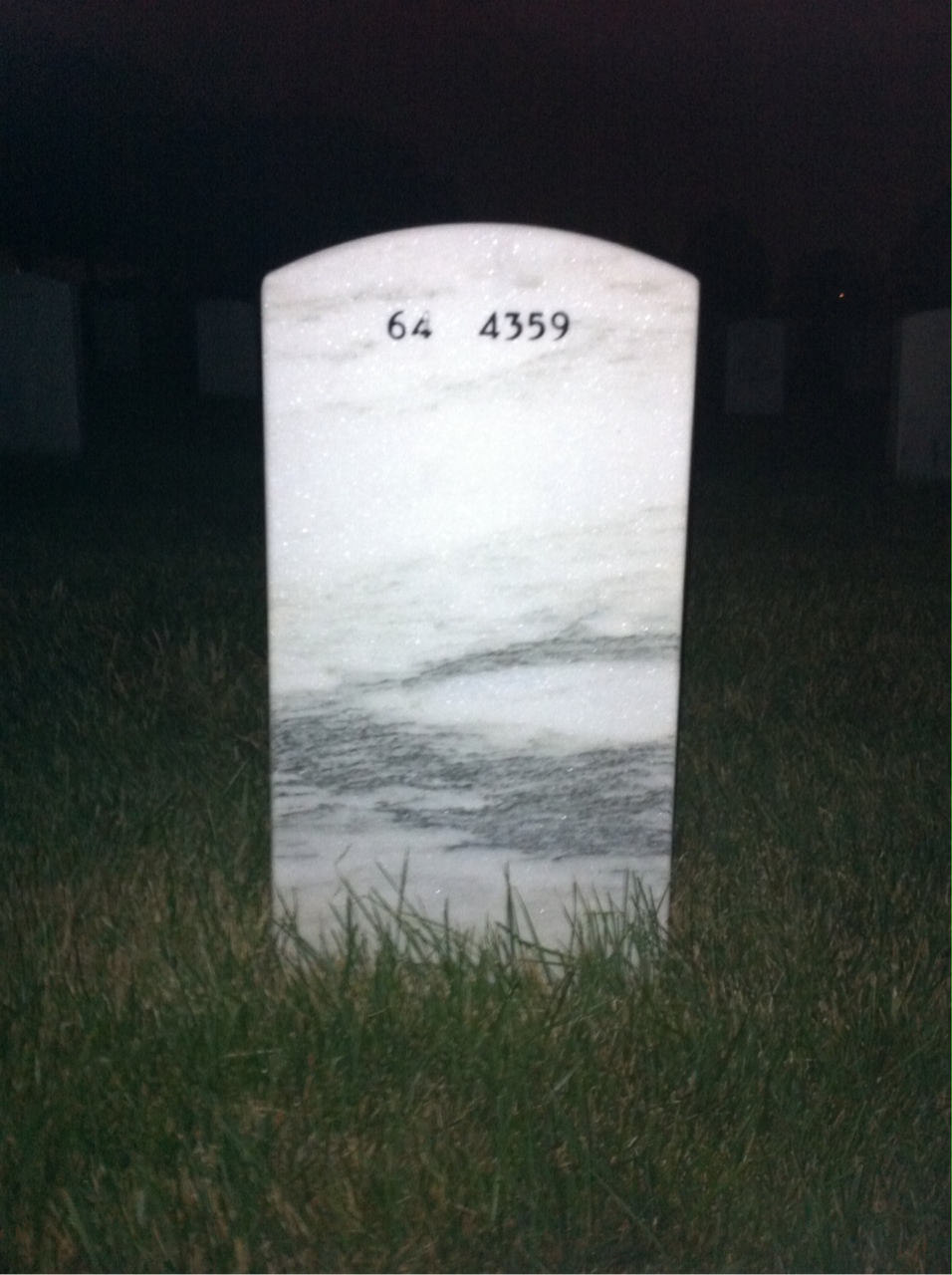 Back of headstone — Eugene Zucker
