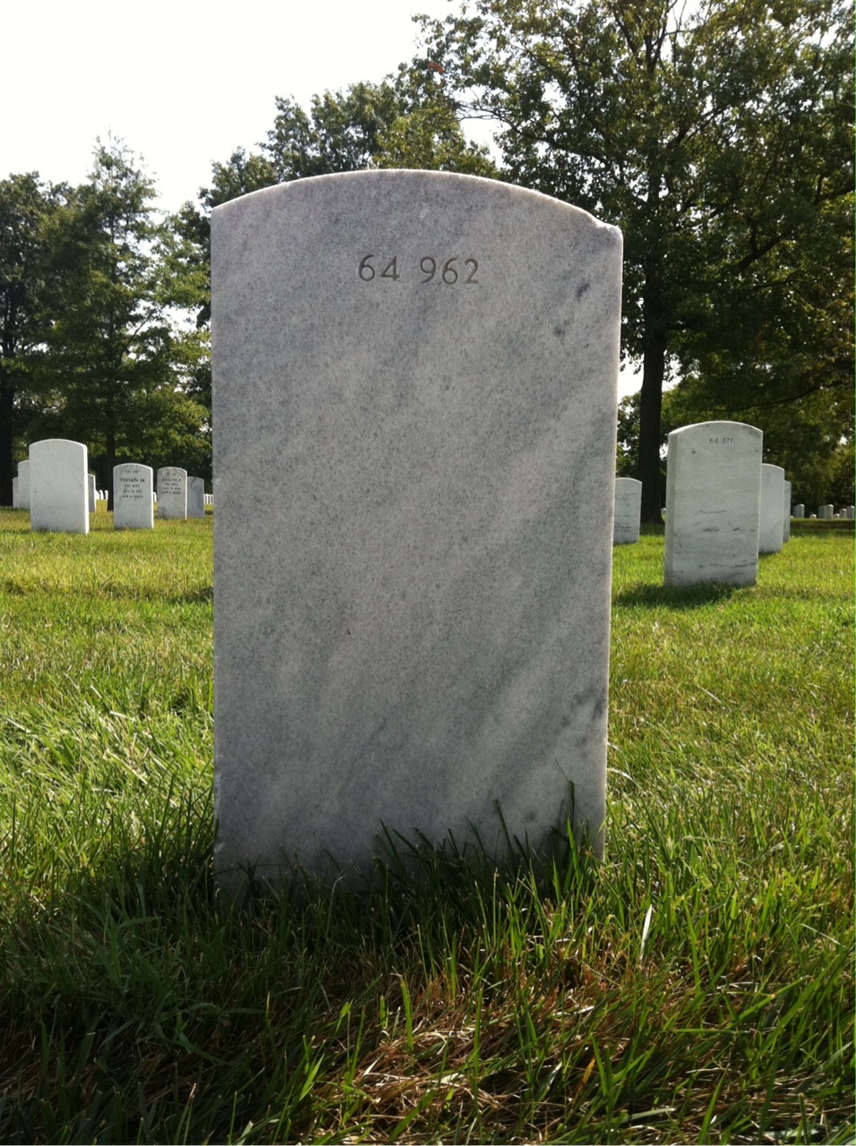 Back of headstone — Thomas Monaghan