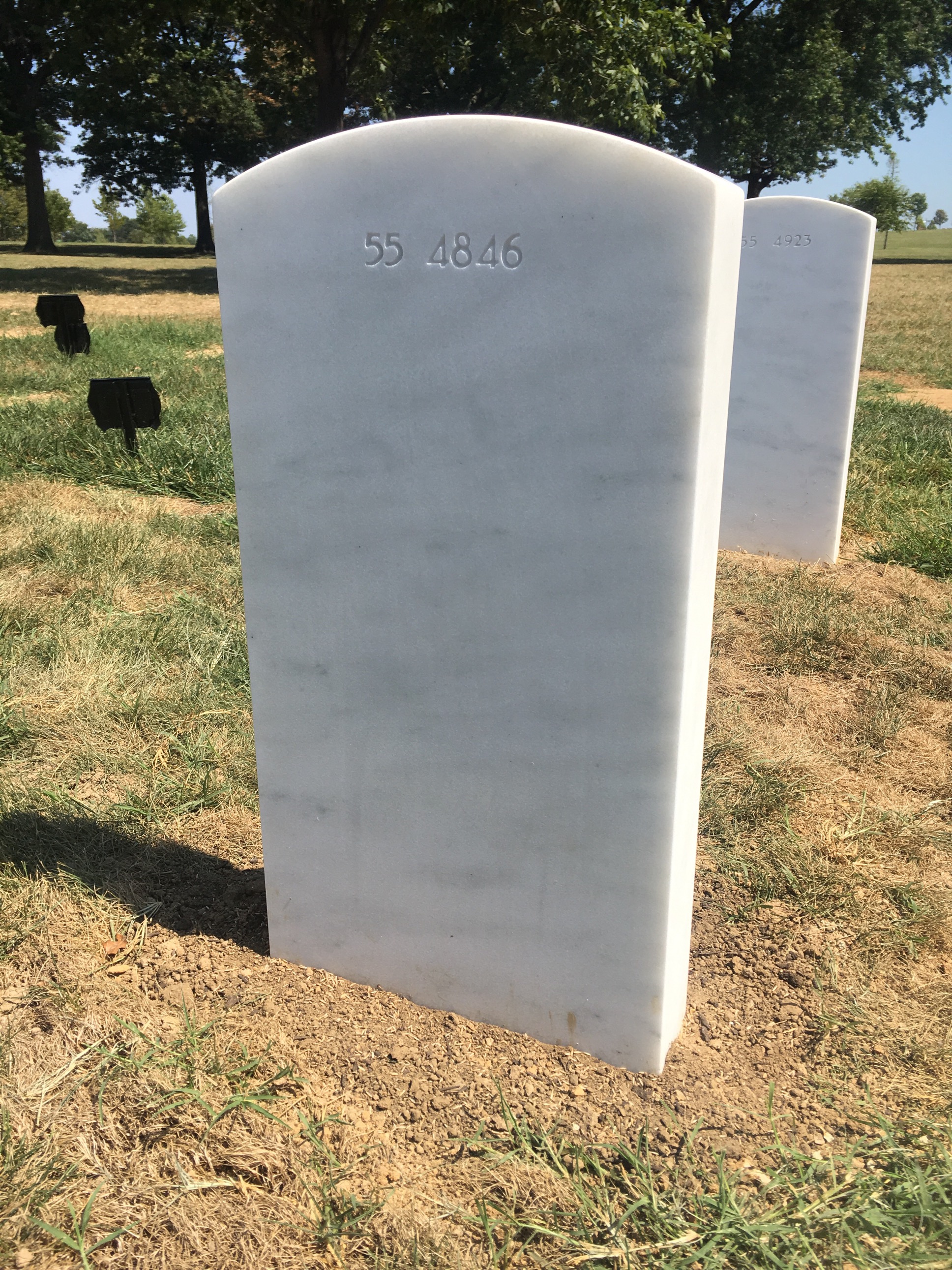 Back of headstone — Thomas Raymond Iannucci