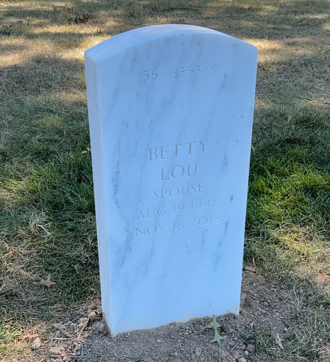 Back of headstone — Michael Middleton