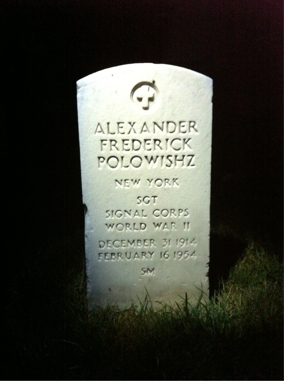 Headstone of Alexander Polowishz